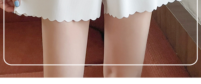 Lato cienki lodowy jedwabowy krótki Legging dla ciężarnych kobiet - regulowany brzuch, luźna miękka odzież ciążowa, rozmiar 396 - Wianko - 4