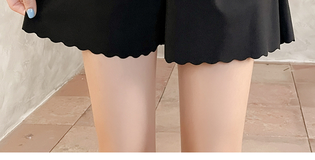 Lato cienki lodowy jedwabowy krótki Legging dla ciężarnych kobiet - regulowany brzuch, luźna miękka odzież ciążowa, rozmiar 396 - Wianko - 17