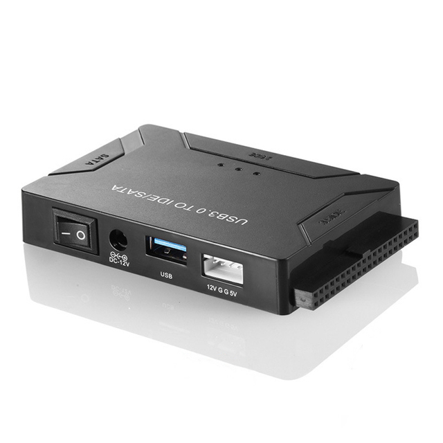 Adapter USB 3.0 do SATA IDE dla HDD/SSD 2.5 i 3.5 CD DVD ROM CD-RW - Wianko - 9