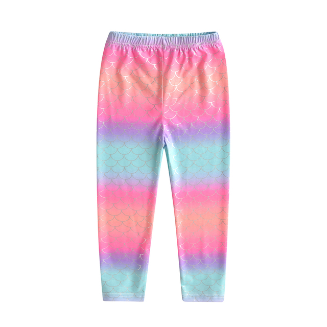 DXTON Spodnie Rainbow Skinny dla dziewcząt - jednorożec, bawełniane, cztery pory roku - Wianko - 14