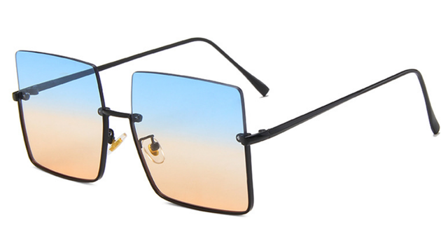 Pół-rimless Damskie Okulary Przeciwsłoneczne Wędkarskie Retro XL - Wianko - 19