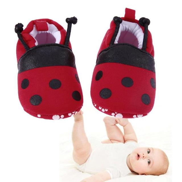 Czerwone miekkie buty mieszanka bawelny antyposlizgowe dla dzieci w wieku pierwszego woksetu, jesienno-zimowe - Wianko - 6