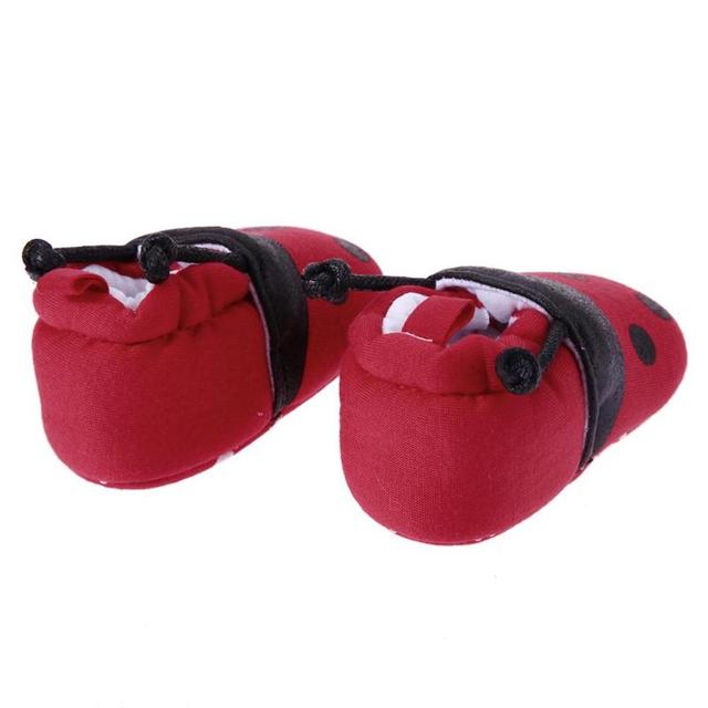 Czerwone miekkie buty mieszanka bawelny antyposlizgowe dla dzieci w wieku pierwszego woksetu, jesienno-zimowe - Wianko - 13