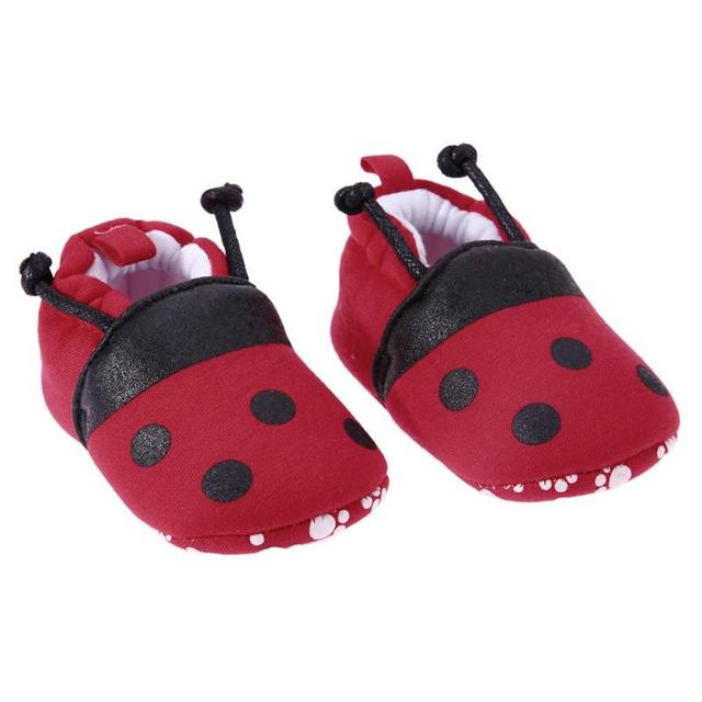 Czerwone miekkie buty mieszanka bawelny antyposlizgowe dla dzieci w wieku pierwszego woksetu, jesienno-zimowe - Wianko - 12