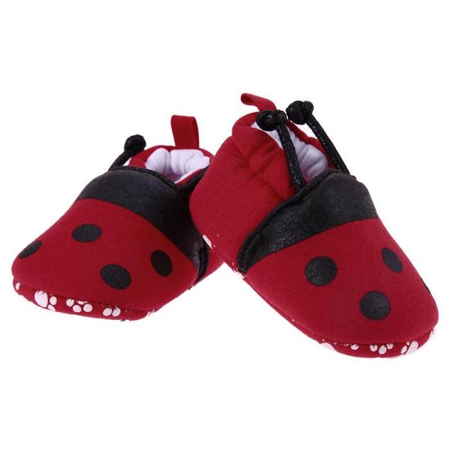 Czerwone miekkie buty mieszanka bawelny antyposlizgowe dla dzieci w wieku pierwszego woksetu, jesienno-zimowe - Wianko - 14