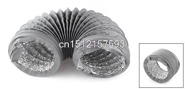 1M elastyczna folia aluminiowa wentylacyjna rura wydechowa PVC o średnicy 110mm - Wianko - 1