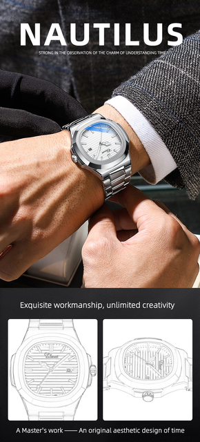 Mężczyźni zegarek kwarcowy CHENXI 2021 biznesowy, luksusowa marka, stal nierdzewna, wodoodporny, luminoforowy - Wianko - 1