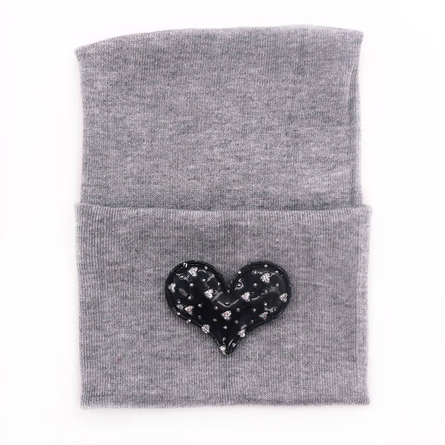 Noworodkowa bawełniana czapka z sercem dla dziewczynki lub chłopca do zdjęć dziecięcych i na wiosnę - Wianko - 6