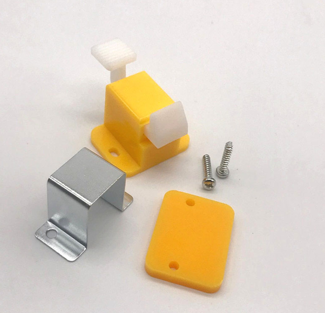 Worek z 2 sztukami żółtych stojaków klamra długie usta krótkie usta Rack do testowania opraw ICT - akcesoria do kołków - Wianko - 5