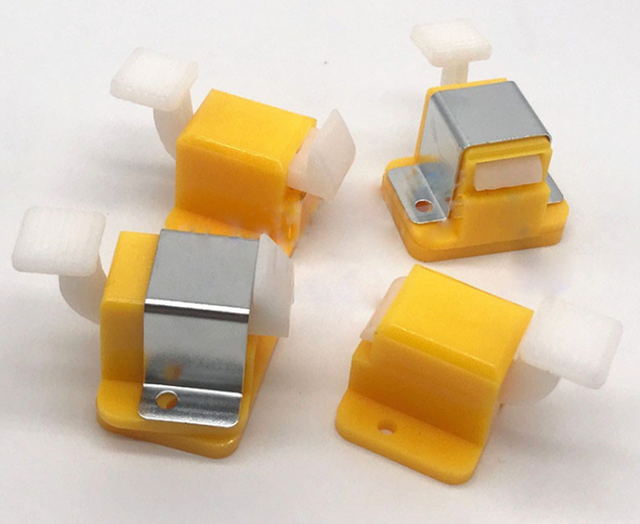 Worek z 2 sztukami żółtych stojaków klamra długie usta krótkie usta Rack do testowania opraw ICT - akcesoria do kołków - Wianko - 4