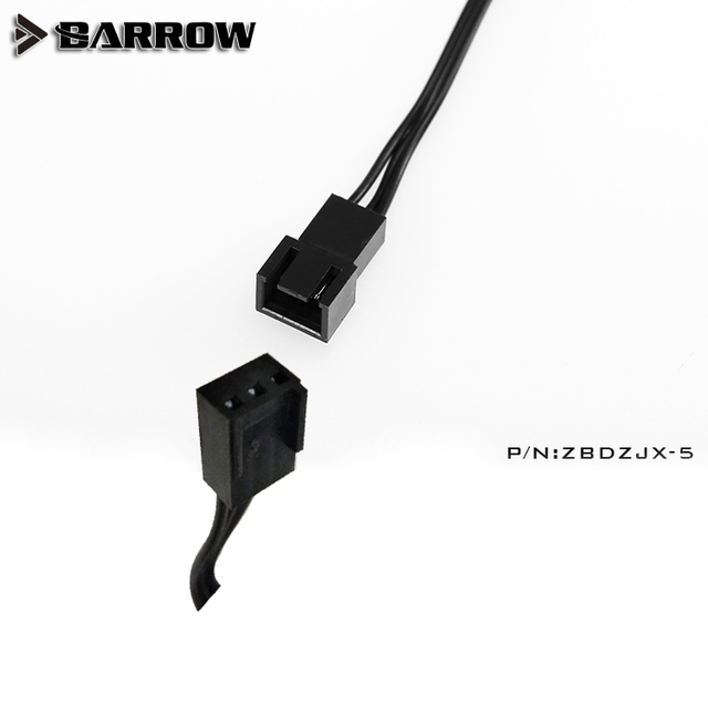 Adapter kabel 5V ARGB 3PIN Barrow do synchronizacji z płytą główną AURA ZBDZJX-5 - Wianko - 3