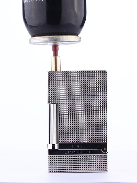 Adapter na butan w kształcie litery T do zapalniczki gazowej, mosiężny, wielokrotnego napełniania, trwały - Wianko - 5