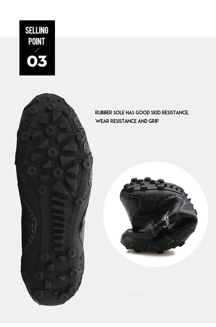 Męskie skórzane luksusowe buty do codziennego noszenia - trampki, mokasyny, buty wsuwane (rozmiar 48) - Wianko - 8