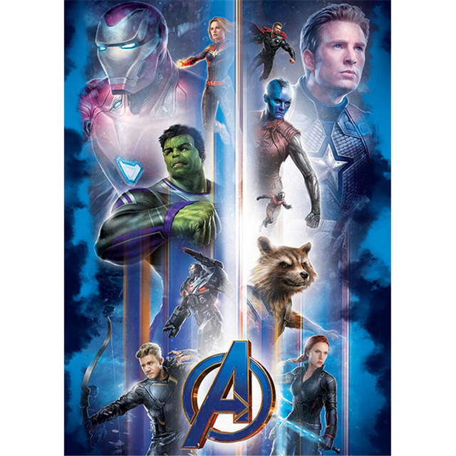 Obraz Avengers: Wojna w nieskończoności - Malarstwo na płótnie z postaciami Marvel Superhero Disney - Wystrój salonu - Wianko - 8
