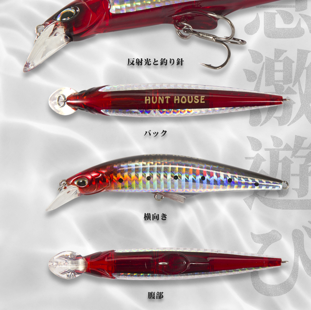 Hunthouse 5 sztuk sztuczne przynęty minnow sinking lure 95 120mm 28 41G do łowienia ryb, jerkbaits wysyłane do seabassFinalna wersja tytułu: Hunthouse 5 sztuk minnow sinking lure 95 120mm 28 41G do łowienia ryb-seabass - Wianko - 22