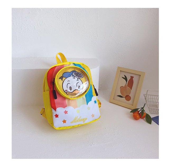 Pluszowy plecak z nadrukiem Myszki Miki, Minnie i Kaczora Donalda dla dzieci 3-12 lat - Wianko - 14