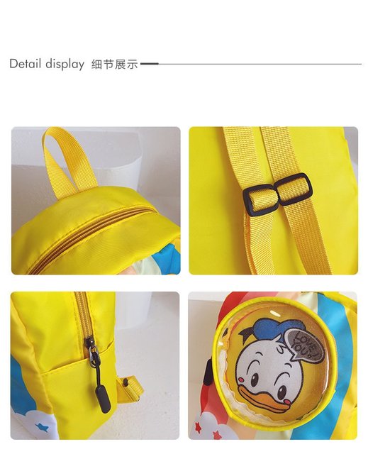 Pluszowy plecak z nadrukiem Myszki Miki, Minnie i Kaczora Donalda dla dzieci 3-12 lat - Wianko - 18