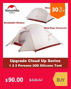 Naturehike Akcesoria do namiotów: Szybkie zawieszenie karabinka D w kształcie, hak aluminiowy o długości 4cm do campingowego namiotu - Wianko - 8