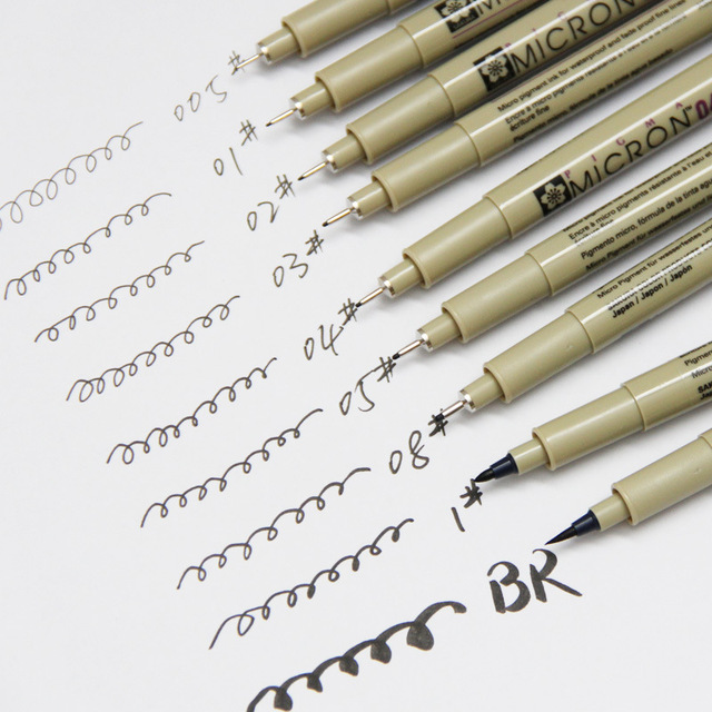 Sakura Pigma Micron Fine Pen - czarny długopis wodoodporny o gładkim tuszu do rysowania i szkicowania (1 sztuka) - Wianko - 13