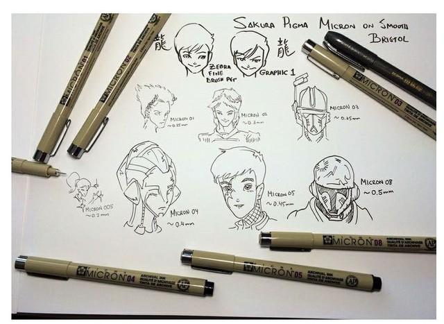 Sakura Pigma Micron Fine Pen - czarny długopis wodoodporny o gładkim tuszu do rysowania i szkicowania (1 sztuka) - Wianko - 15