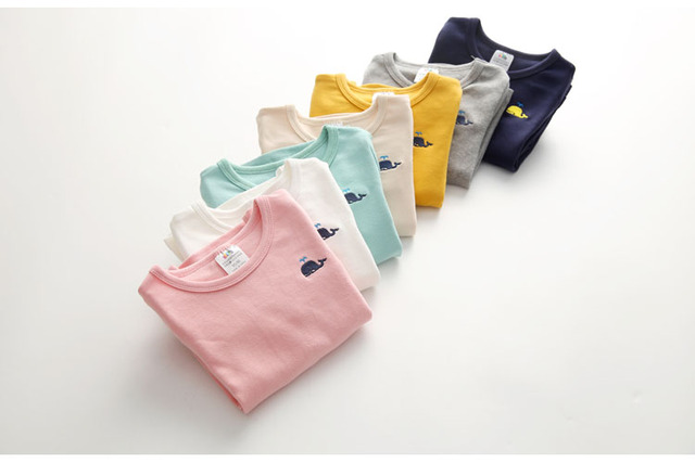 Koszulka dziecięca Unisex z długim rękawem z miękkiej bawełny - rozmiary 2-10 lat (wiosna/jesień) - Wianko - 16