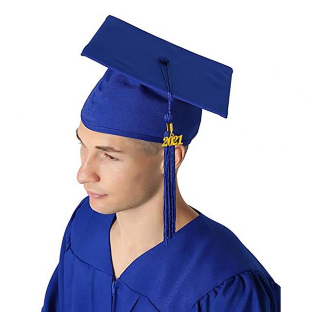 Czarna frędzlowa Mortarboard - Party czapka zakończenia szkoły dla akademickich mistrzów i lekarzy - Wianko - 6