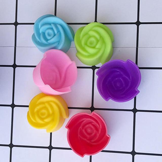 Silikonowa forma 3D Mini Bloom Rose do ciast, cupcakes, galaretek, czekoladek - narzędzie do pieczenia i dekoracji - Wianko - 8