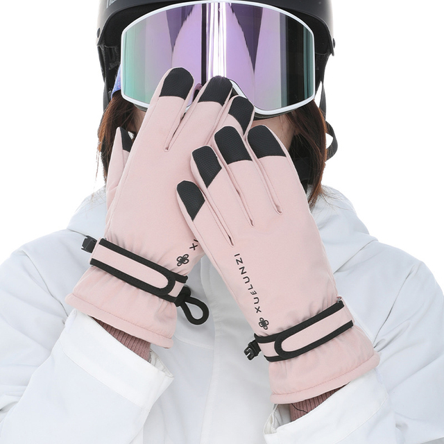 Rękawiczki narciarskie z funkcją dotykową (damskie/męskie) - termiczne, wodoodporne, ciepłe, snowboardowe - Wianko - 18