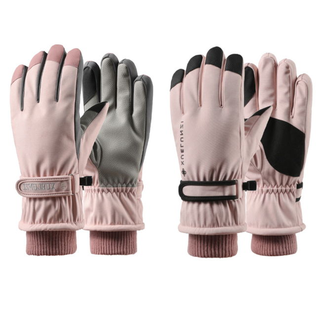Rękawiczki narciarskie z funkcją dotykową (damskie/męskie) - termiczne, wodoodporne, ciepłe, snowboardowe - Wianko - 12