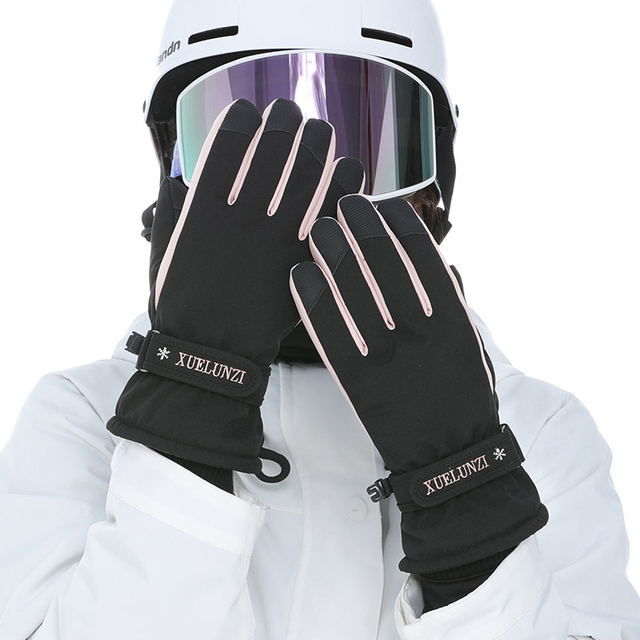 Rękawiczki narciarskie z funkcją dotykową (damskie/męskie) - termiczne, wodoodporne, ciepłe, snowboardowe - Wianko - 17