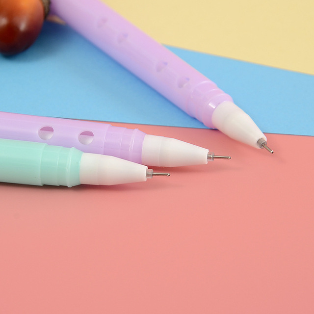 60 szt Mini flet stylizacji pióro neutralne prezent długopis signature Cartoon kreatywny flet - Wianko - 19