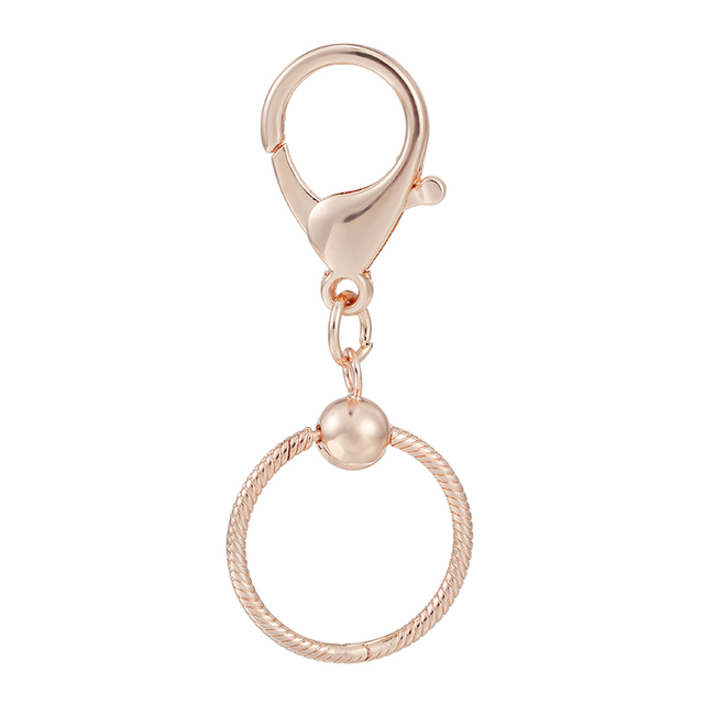 Srebrny brelok kluczyk z motywem owadów - modny dodatek torebki, idealny prezent dla kobiet - Wianko - 6