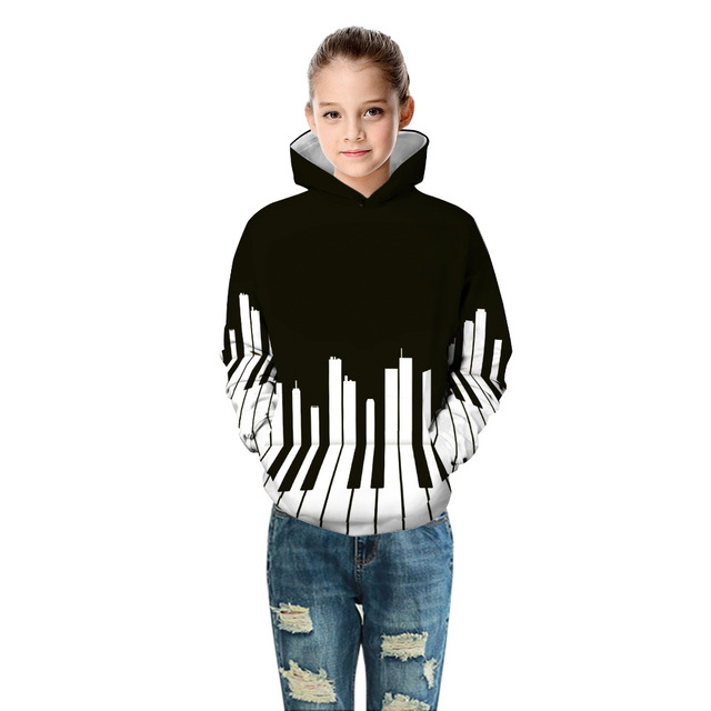 Bluza dziecięca jesień zima dla chłopców i dziewcząt 5-14 lat z kapturem i 3D drukowanym wzorem - sportowa, wygodna i odkrywająca najnowsze trendy - Wianko - 25