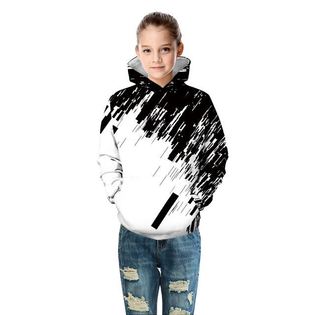 Bluza dziecięca jesień zima dla chłopców i dziewcząt 5-14 lat z kapturem i 3D drukowanym wzorem - sportowa, wygodna i odkrywająca najnowsze trendy - Wianko - 20