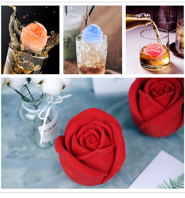 Duża róża - silikonowa forma do 3D tynku, świece zapachowe, robienie mydła - DIY Handmade, ręcznie robiony kwiat - walentynkowy prezent - Wianko - 9