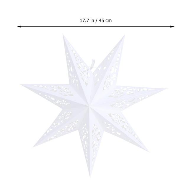 45cm Lampion w kształcie gwiazdy z papierowym abażurem dekoracyjnym do wiszenia - okno, ogród, przyjęcie - Wianko - 12