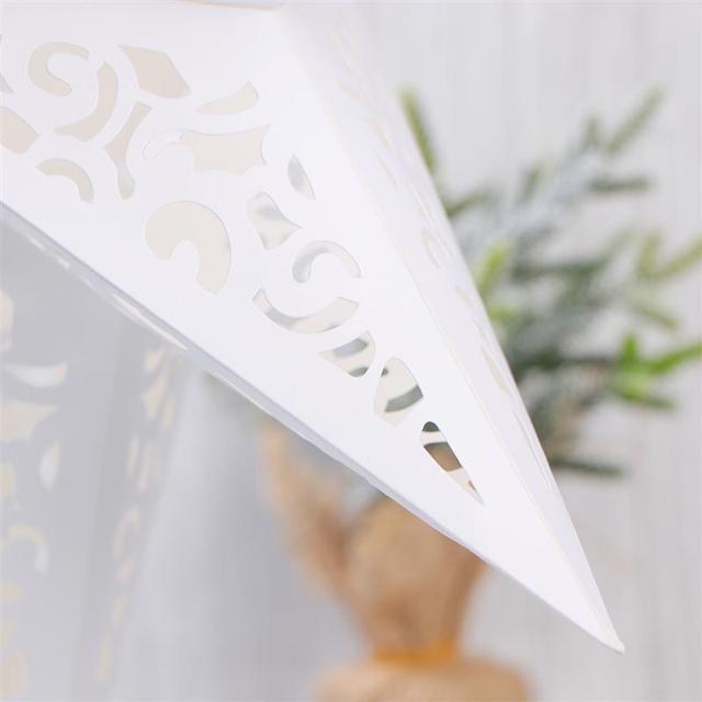 45cm Lampion w kształcie gwiazdy z papierowym abażurem dekoracyjnym do wiszenia - okno, ogród, przyjęcie - Wianko - 7