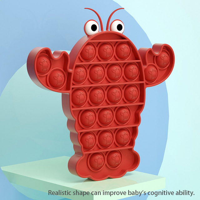 Zabawka sensoryczna dla dzieci autystycznych - Fidget Push Pop Bubble - Relaksujące zabawki Figet dla dzieci - Wianko - 6
