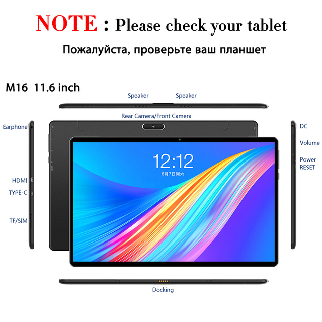 Szkło hartowane do tabletu Teclast M16/M18 - folia zabezpieczająca ekran, 10.8/11.6 cala - Wianko - 2