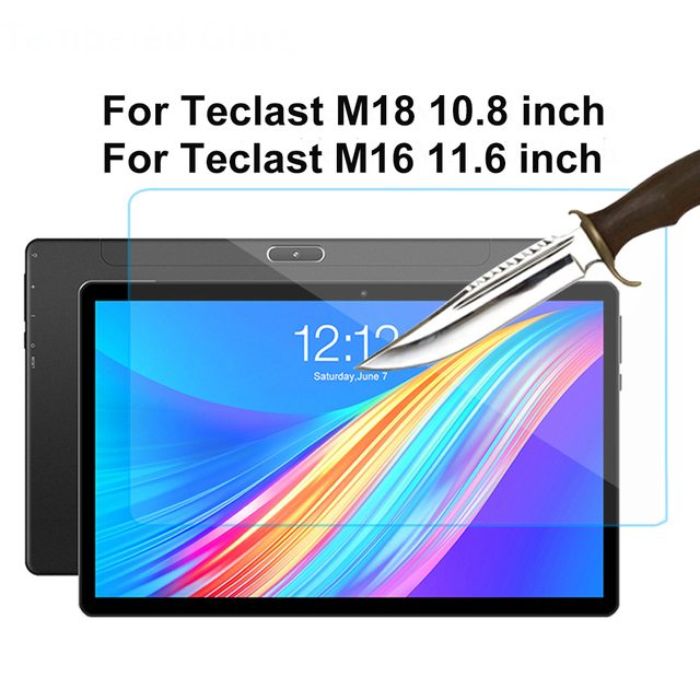 Szkło hartowane do tabletu Teclast M16/M18 - folia zabezpieczająca ekran, 10.8/11.6 cala - Wianko - 1