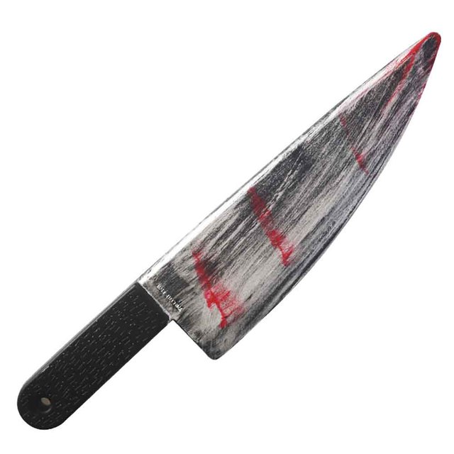 Halloween sztuczna krew - rekwizyty dekoracyjne: fałszywy nóż, plastikowy tasak, maczety - zabawki na przyjęcie dziecięce - Wianko - 7