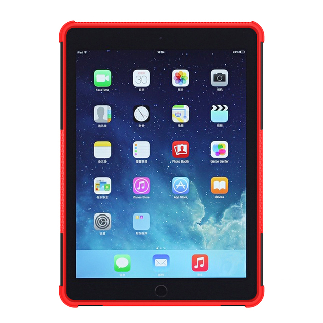 Etui Pancerne Heavy Duty z Podpórką dla Apple iPad 2-6, Mini 4-3-2, iPad Air 2, iPad Pro 10.5-11-9.7 2017-2018 - Wianko - 3