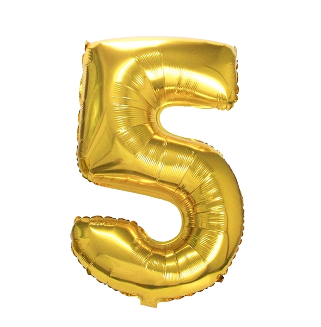 Złoty balon foliowy w kształcie cyfry - idealna dekoracja urodzinowa dla mężczyzn i kobiet w wieku 1, 2, 3, 4, 5, 6, 7, 8, 9, 10, 16, 18, 21, 25, 30, 35, 40, 50, 60 lat - Wianko - 6