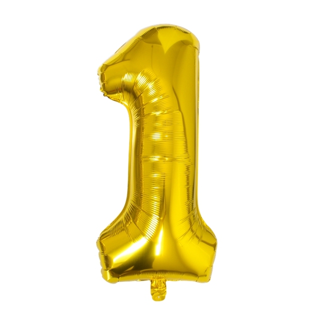 Złoty balon foliowy w kształcie cyfry - idealna dekoracja urodzinowa dla mężczyzn i kobiet w wieku 1, 2, 3, 4, 5, 6, 7, 8, 9, 10, 16, 18, 21, 25, 30, 35, 40, 50, 60 lat - Wianko - 2