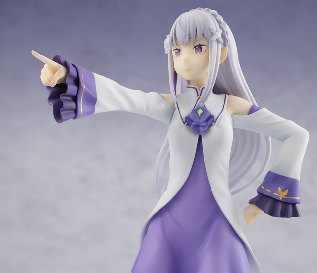 Anime figurka Emilia z serialu Re: Zero - 17cm, wykonana z PVC - Wianko - 14