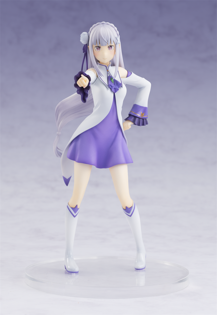 Anime figurka Emilia z serialu Re: Zero - 17cm, wykonana z PVC - Wianko - 12