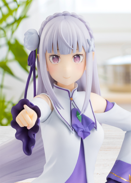 Anime figurka Emilia z serialu Re: Zero - 17cm, wykonana z PVC - Wianko - 4
