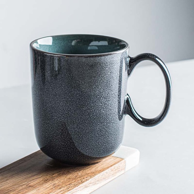 Kubek ceramiczny męski, biurowy, kreatywny, szkliwiony do picia kawy w domu - Wianko - 10