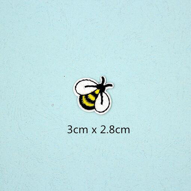Pszczoła kwiat słoń naszywka - czapka z naszywkami haftowanymi DIY - odzież akcesoria naszywki na tkaniny odznaki BU36 - Wianko - 13