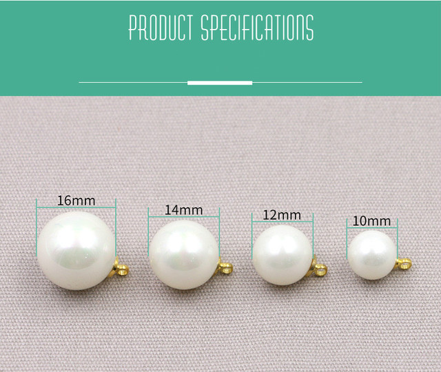 Pakiet 10 sztuk wysokiej jakości imitacji guzików perłowych plastikowych do szycia ubrań dziecięcych, damskich koszul i swetrów - Wianko - 3